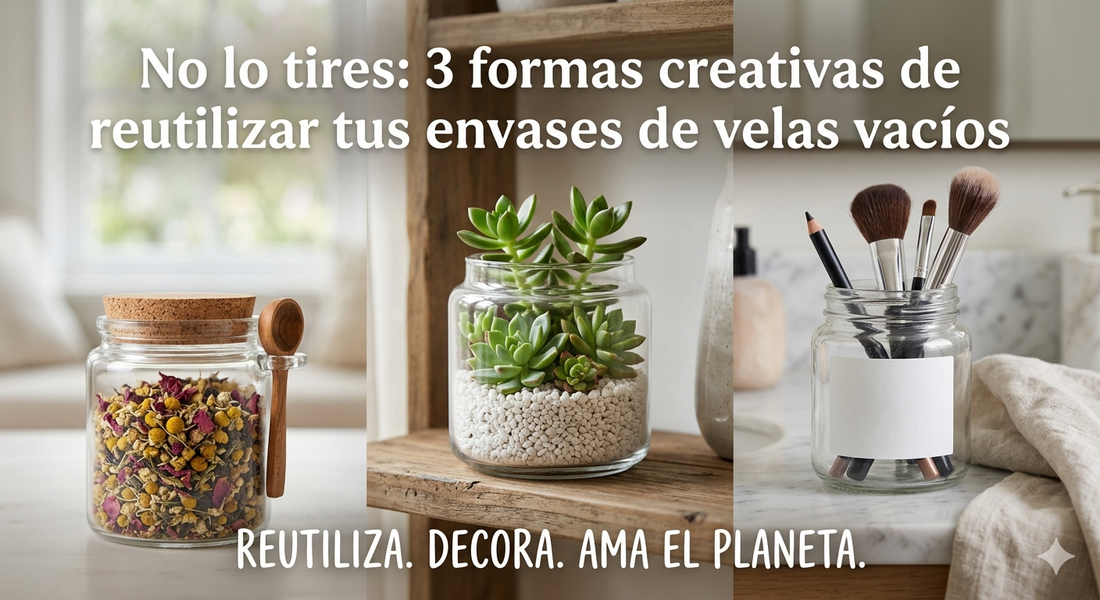 No lo tires: 3 formas creativas de dar una segunda vida a tus envases de velas