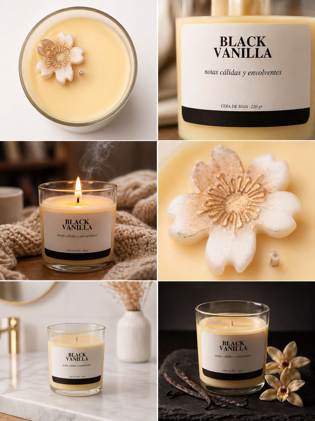 Vela aromática Black Vainilla