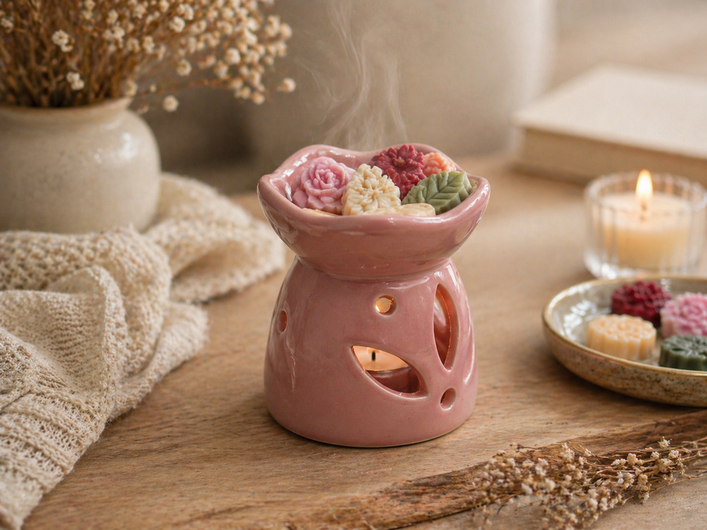 Quemador Cerámica Rosa
