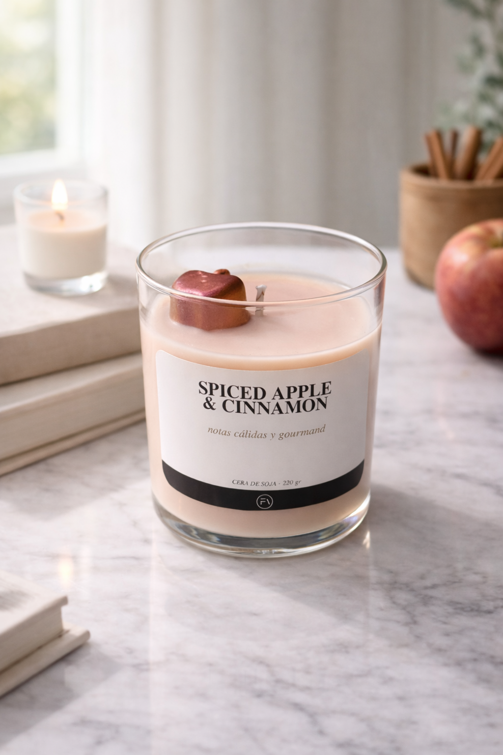 Vela aromática Manzana Especiada y Canela