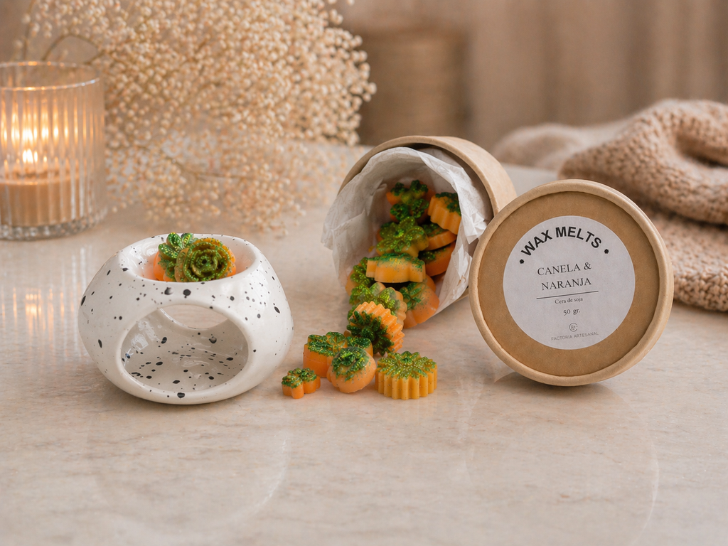 Wax Melts Canela y Naranja