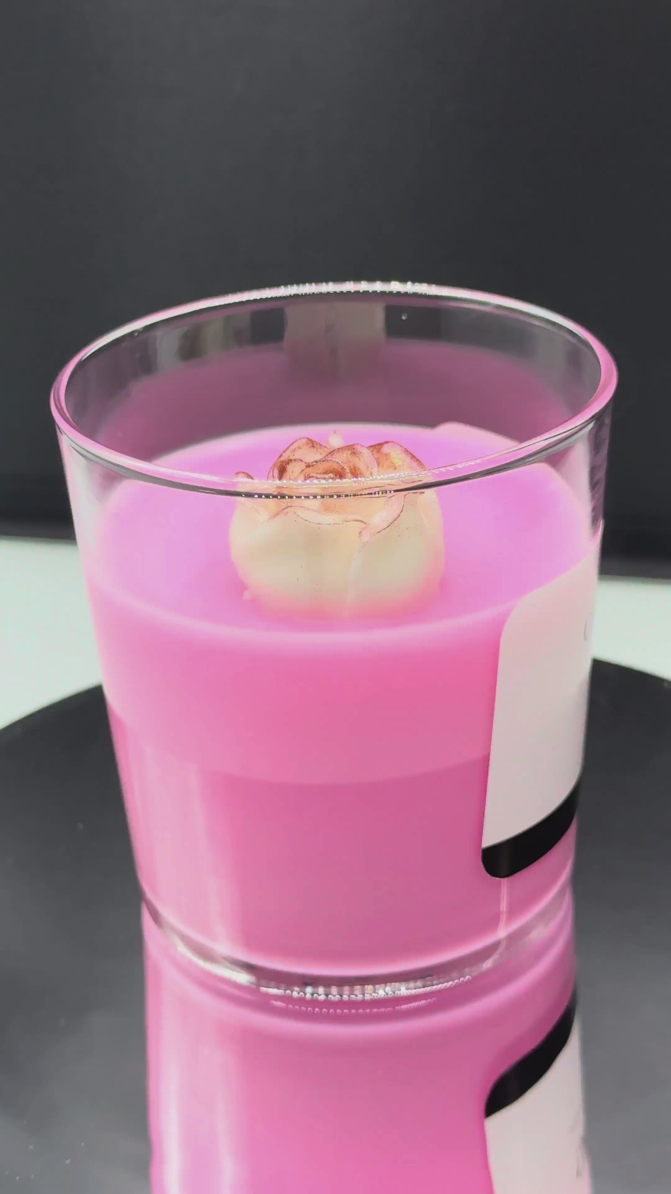 Vela aromática Rosa y Champán